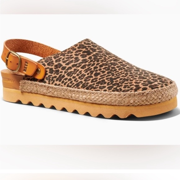 Reef Shoes - Reef Cushion Sage SE Leopard Clog